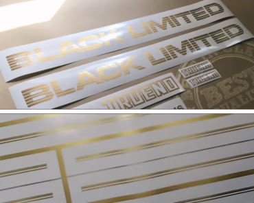 BLACK LIMITED DECALS & PINSTRIPES